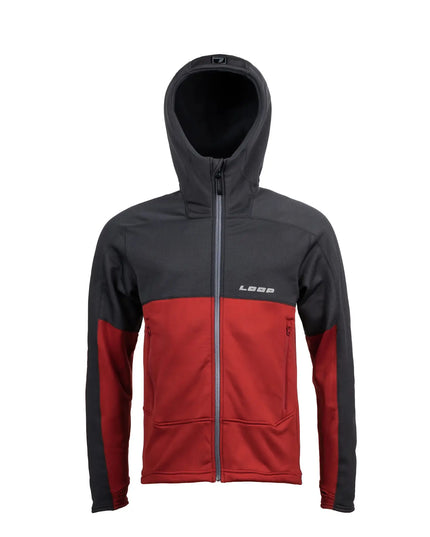 Loop Nunas V2 Hoodie - Midnight Red/Soft Black
