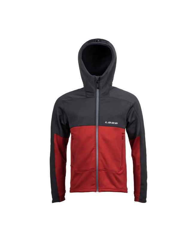 Loop Nunas V2 Hoodie - Midnight Red/Soft Black