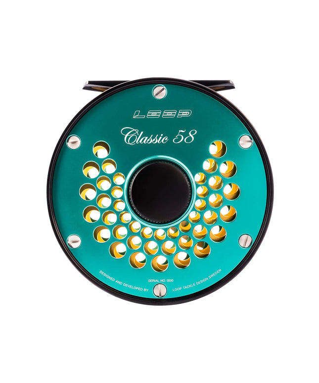 Loop Classic Ported Plate Fluehjul - Aurora Turquoise - Venstre