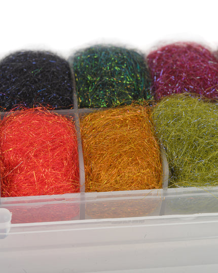 Baitfish Surpreme Dubbing Box - Mørke farver