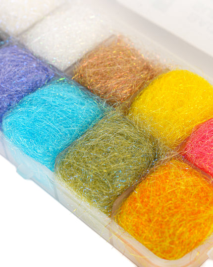 Baitfish Surpreme Dubbing Box - Lyse farver