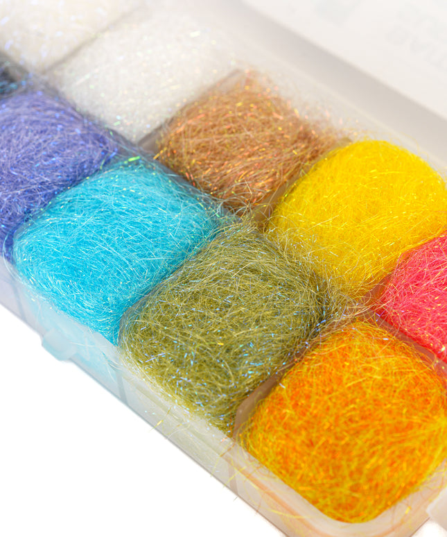 Baitfish Surpreme Dubbing Box - Lyse farver