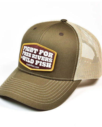 Frödin Flies - Free Rivers & Wild Fish Trucker Hat