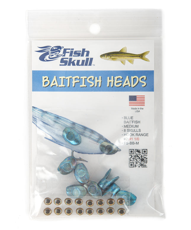 Fish-Skull Bait Heads - Small/Medium