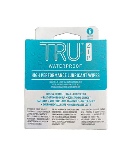 TruZip Lubricant Wipes - 6 styk