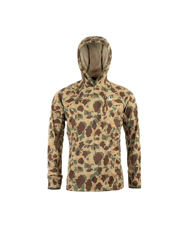 Loop Flyt UPF Dome Hoodie - Camofly Khaki