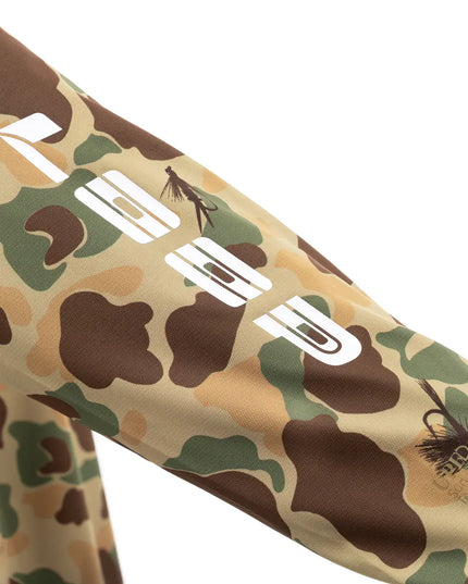 Loop Flyt UPF Dome Hoodie - Camofly Khaki