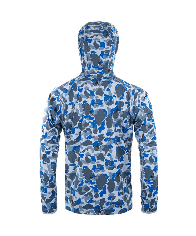 Loop Flyt UPF Dome Hoodie - Camofly Blue