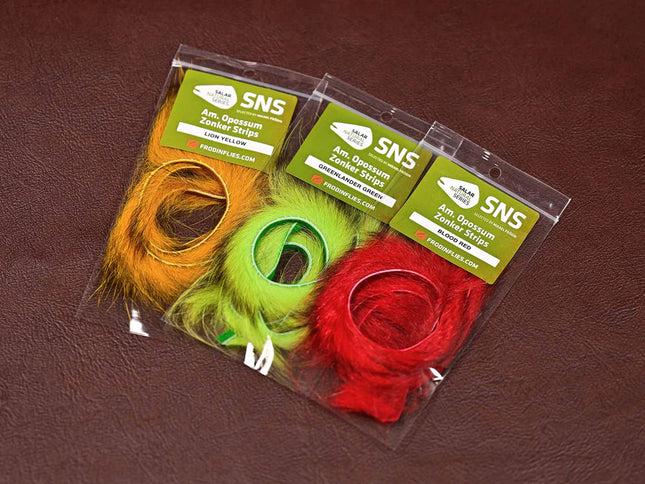 Frödin Flies - SNS American Opossum Zonker Strips
