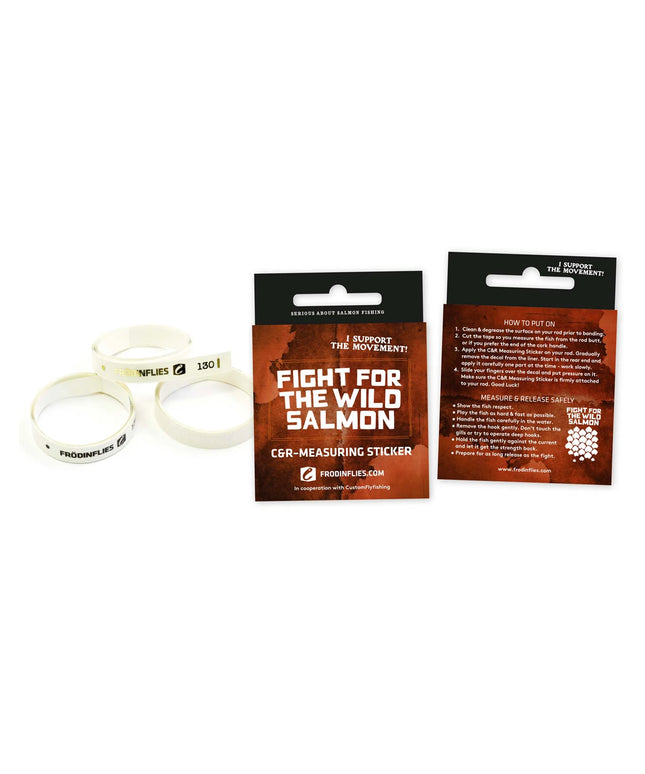 Frödin Flies - Wild Salmon’ C&R Measuring Sticker