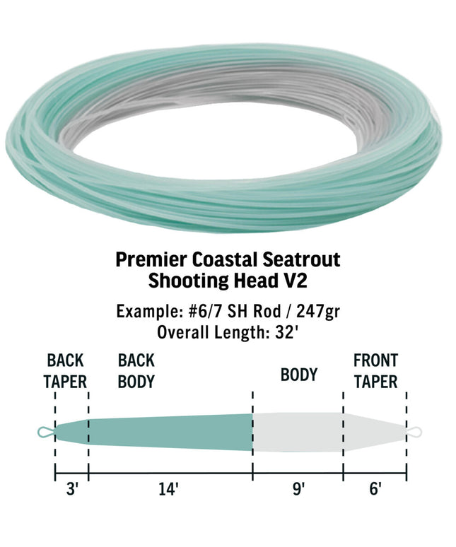 RIO Premier Coastal Seatrout Shooting Head V2 H/I