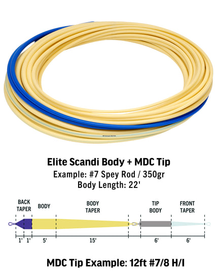 RIO Elite Scandi MDC Kit Short