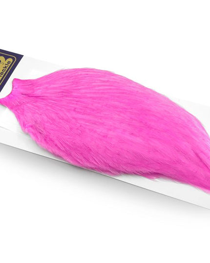 Whiting American Rooster Cape - White Dyed Pink