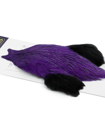 Whiting American Rooster Cape - Dyed Purple