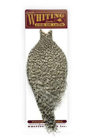 Whiting Coq de Leon Rooster Cape - Grizzly