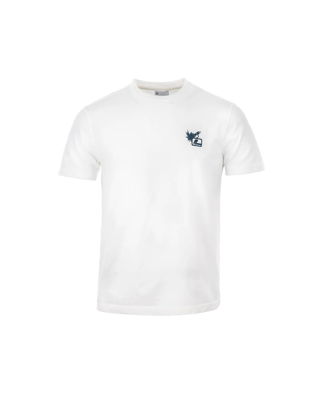 Loop Atlantic Salmon Graphic T-Shirt - Optic White